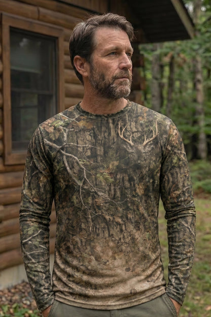 Performance Hunting Long Sleeve - Deer in Cover - AOD05