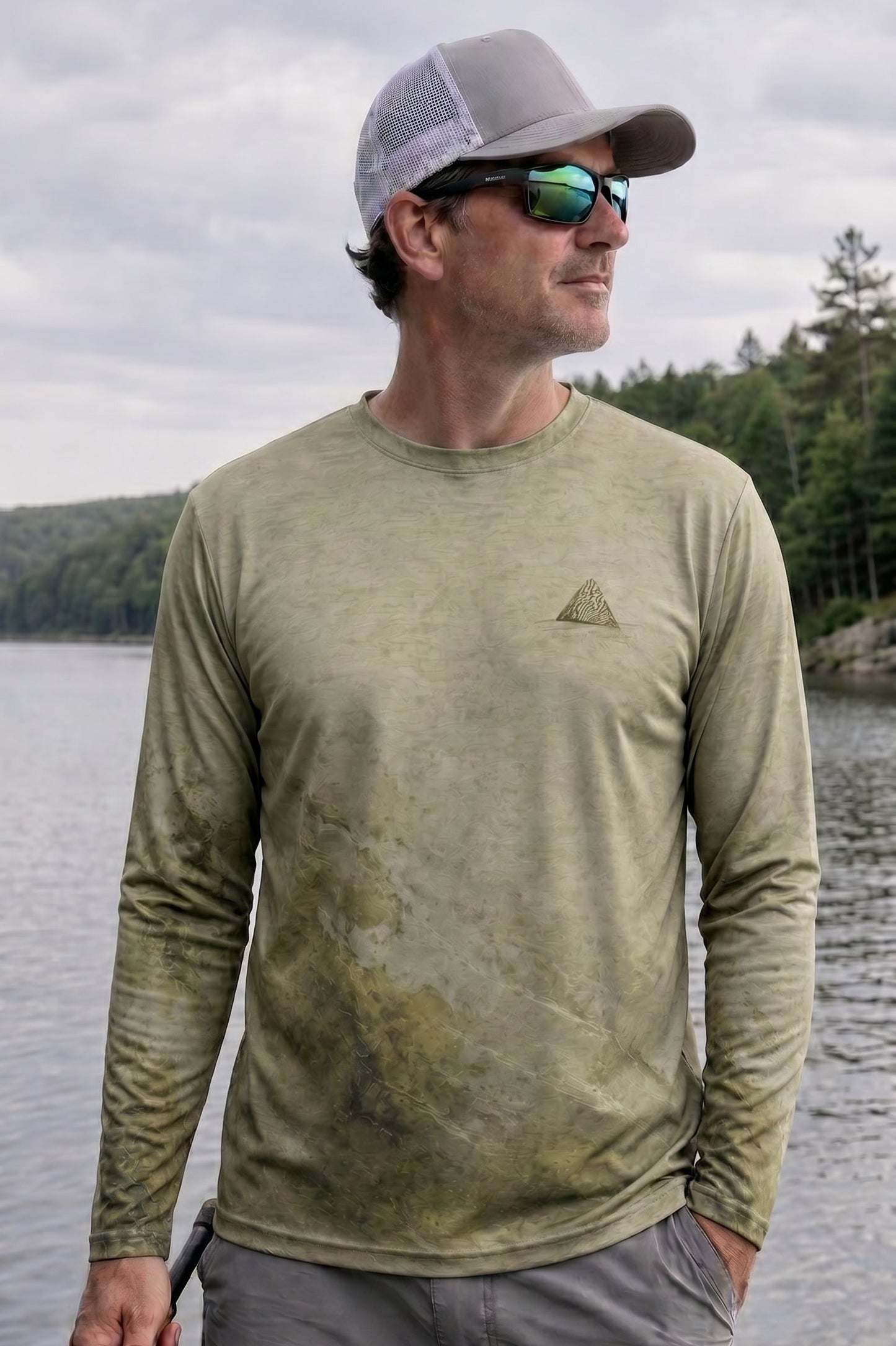 Performance Fishing Long Sleeve - Ghost Sand Rainbow - TBT118