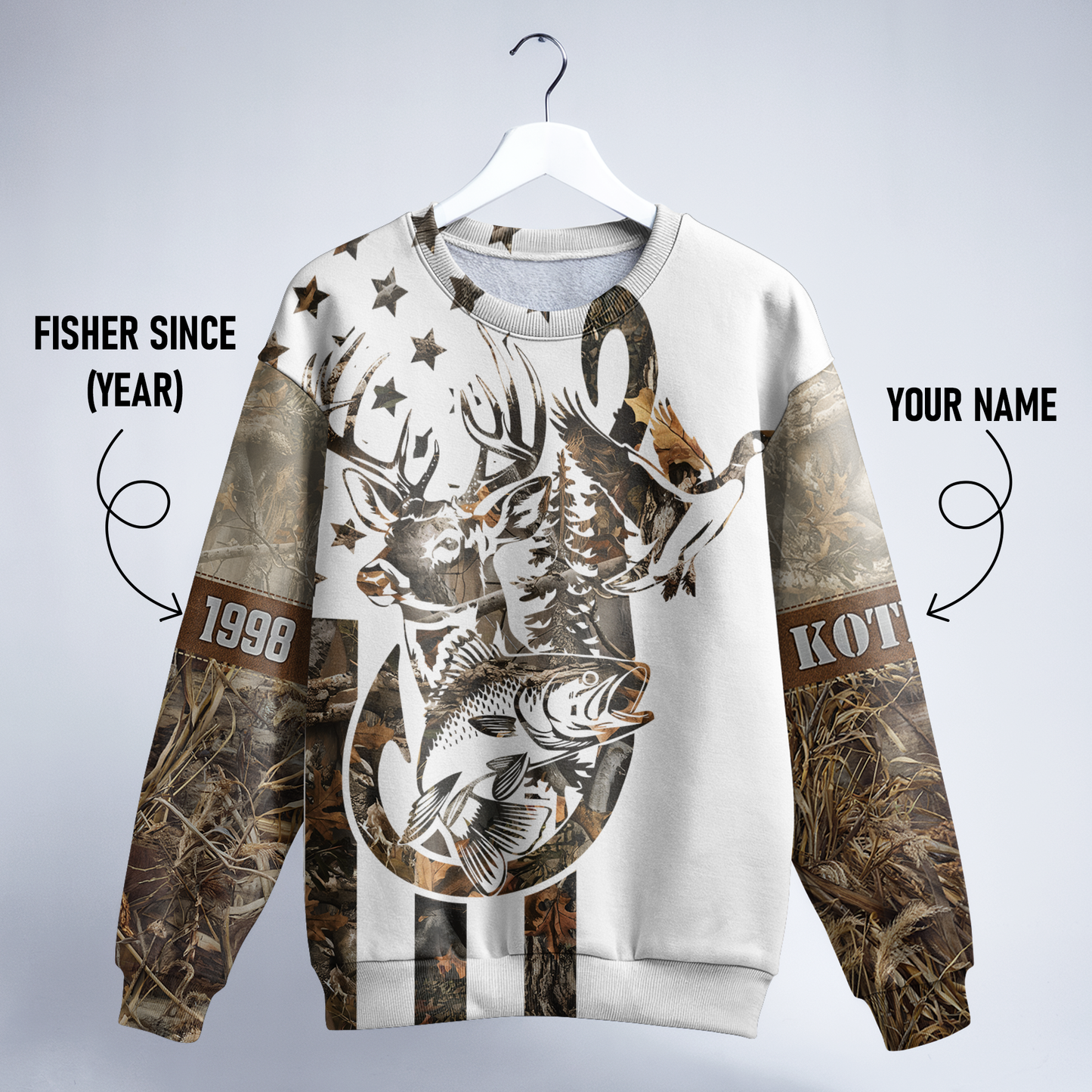 Cast & Blast Legend Personalized Unisex Sweatshirt