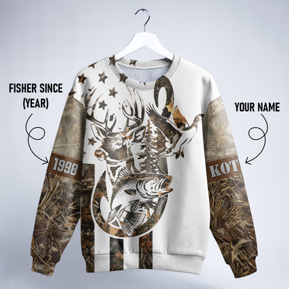 Cast & Blast Legend Personalized Unisex Sweatshirt