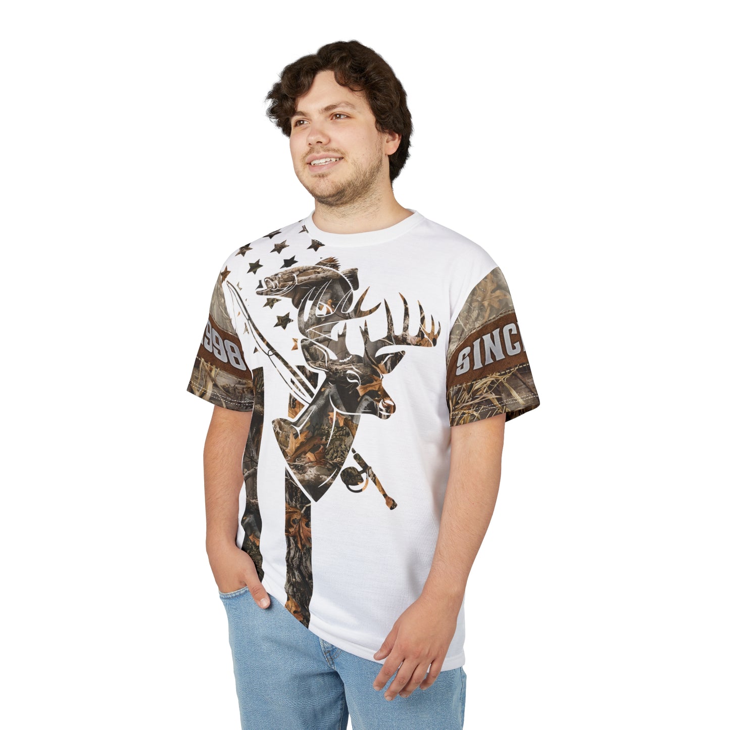 Wilderness Stars & Stripes Personalized Unisex Cut & Sew Tee