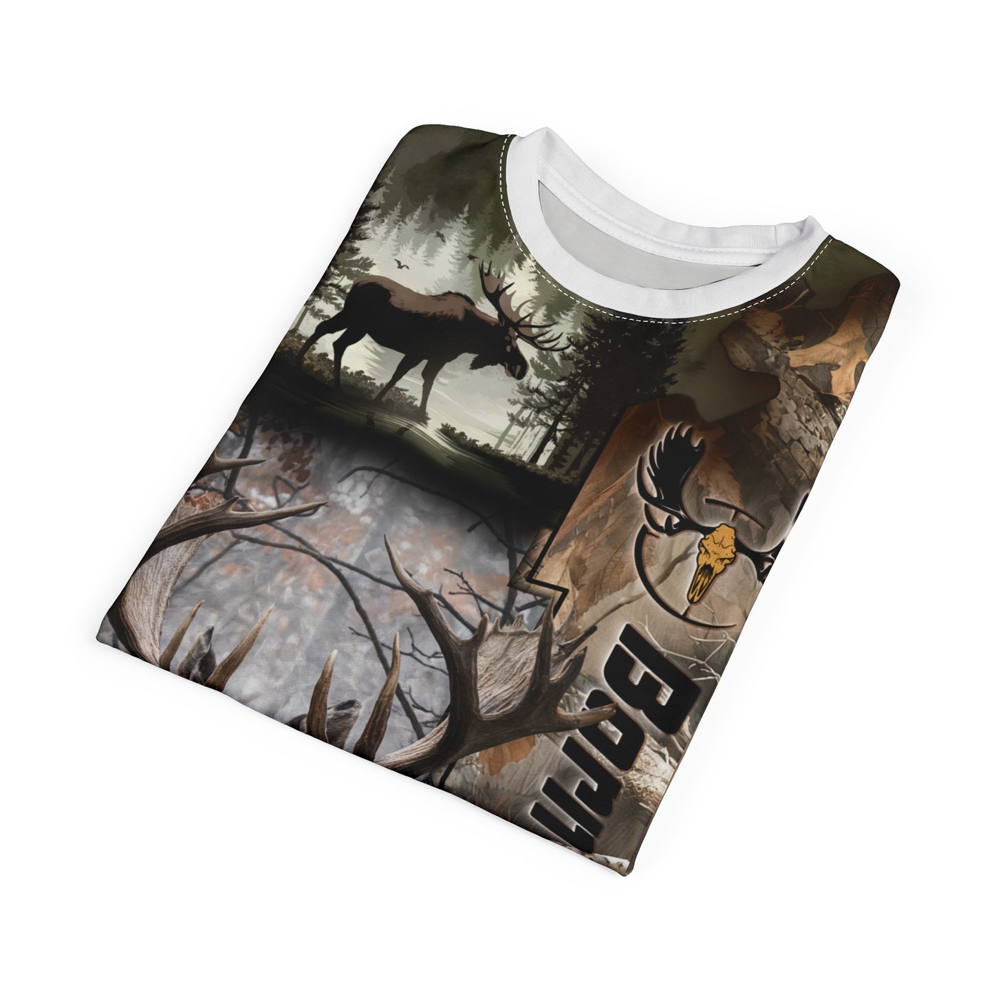 Moose Majesty Personalized Unisex Cut & Sew Tee