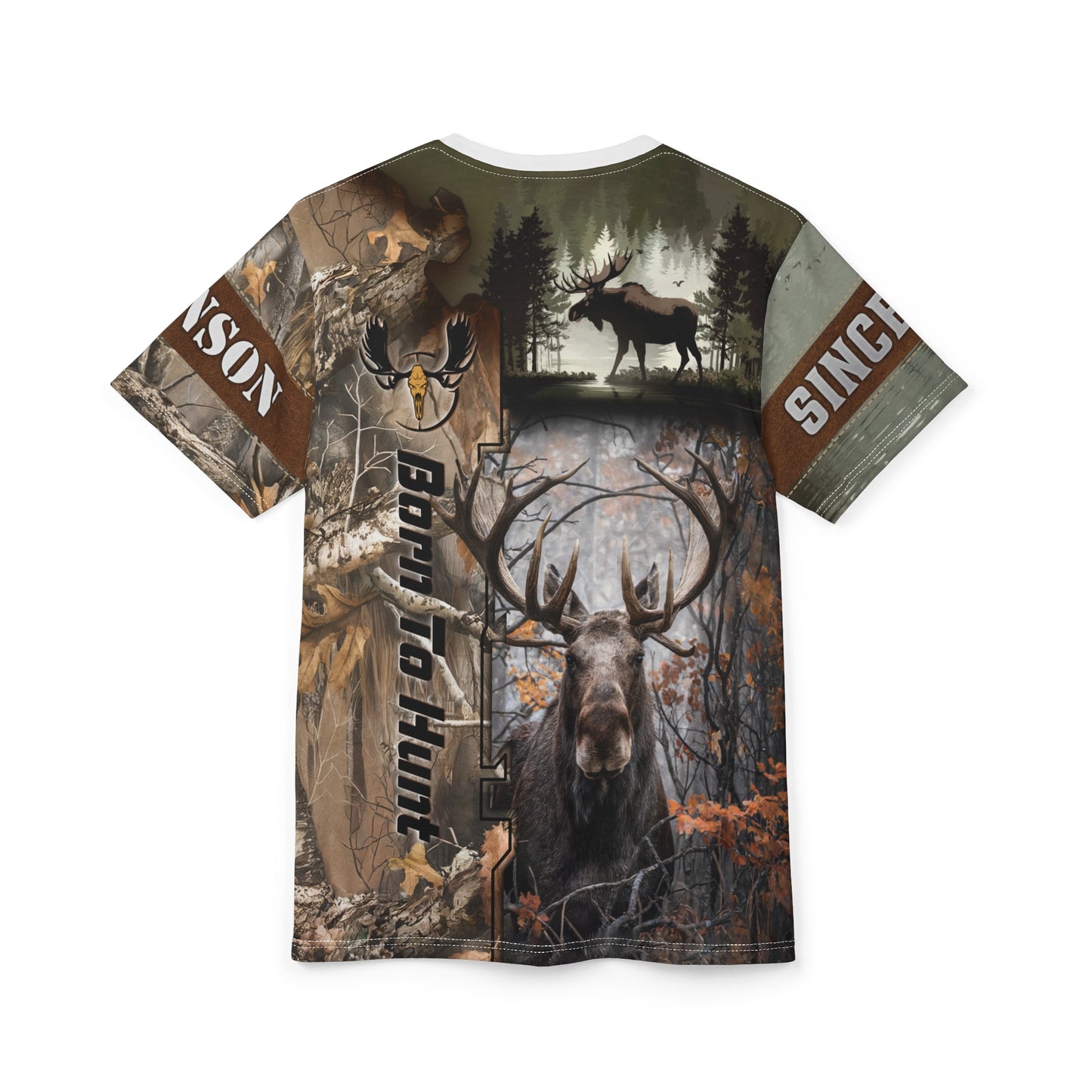 Moose Majesty Personalized Unisex Cut & Sew Tee