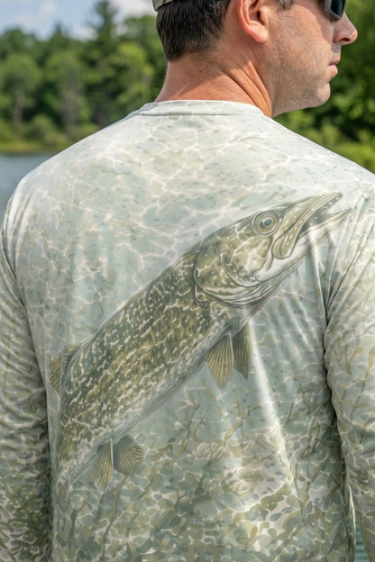 Performance Fishing Long Sleeve - Weedline Northern Pike - AOF09