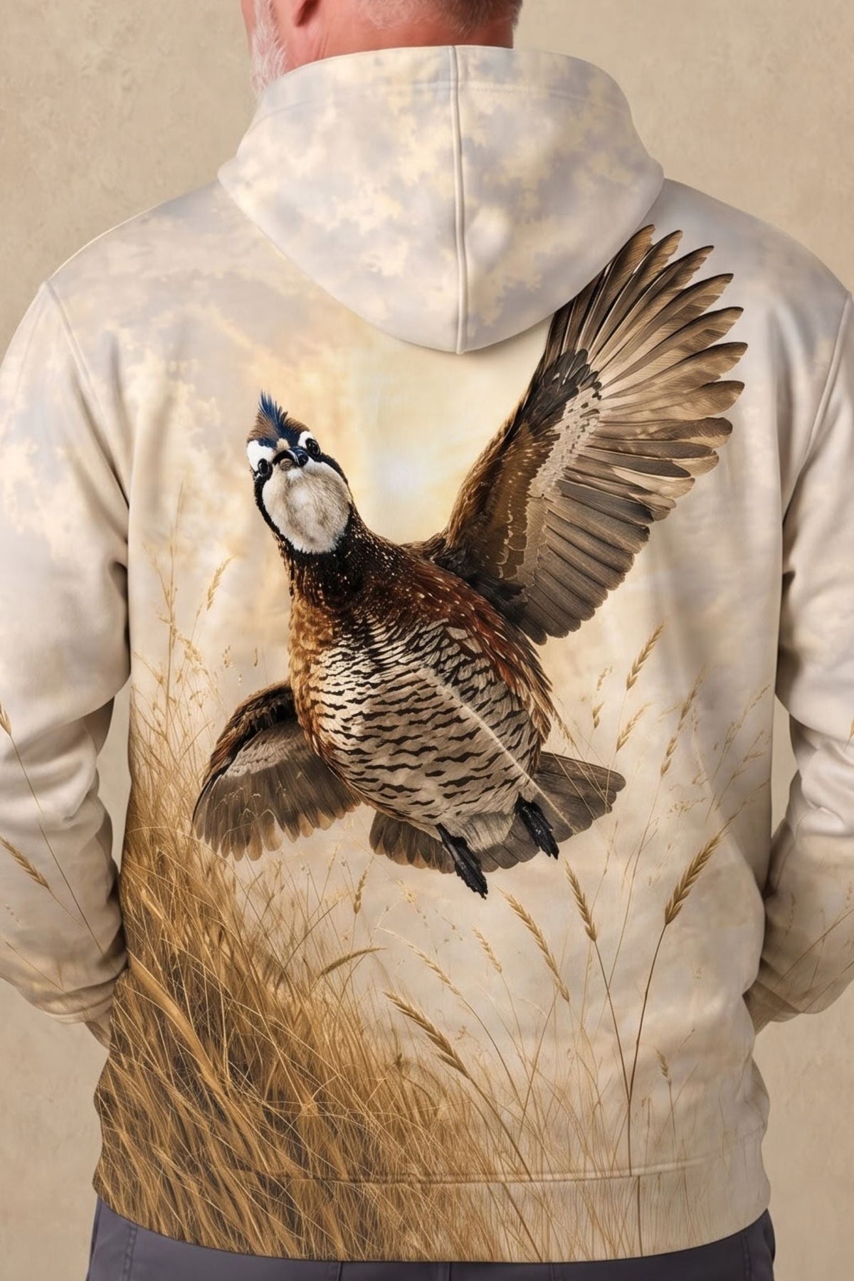 Performance Fleece-Lined Hoodie - Sunburst Wheat Quail Rise