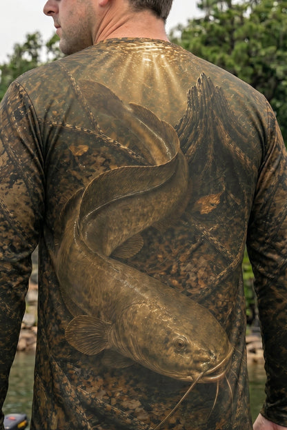 Performance Fishing Long Sleeve - Swamp Mud Catfish - TBT69