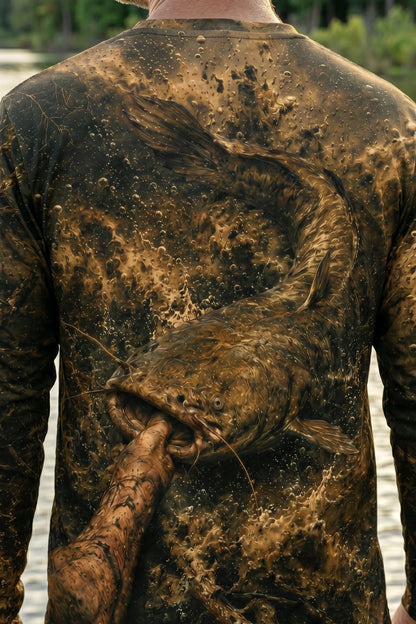 Performance Fishing Long Sleeve - Mud Explosion - RFC03