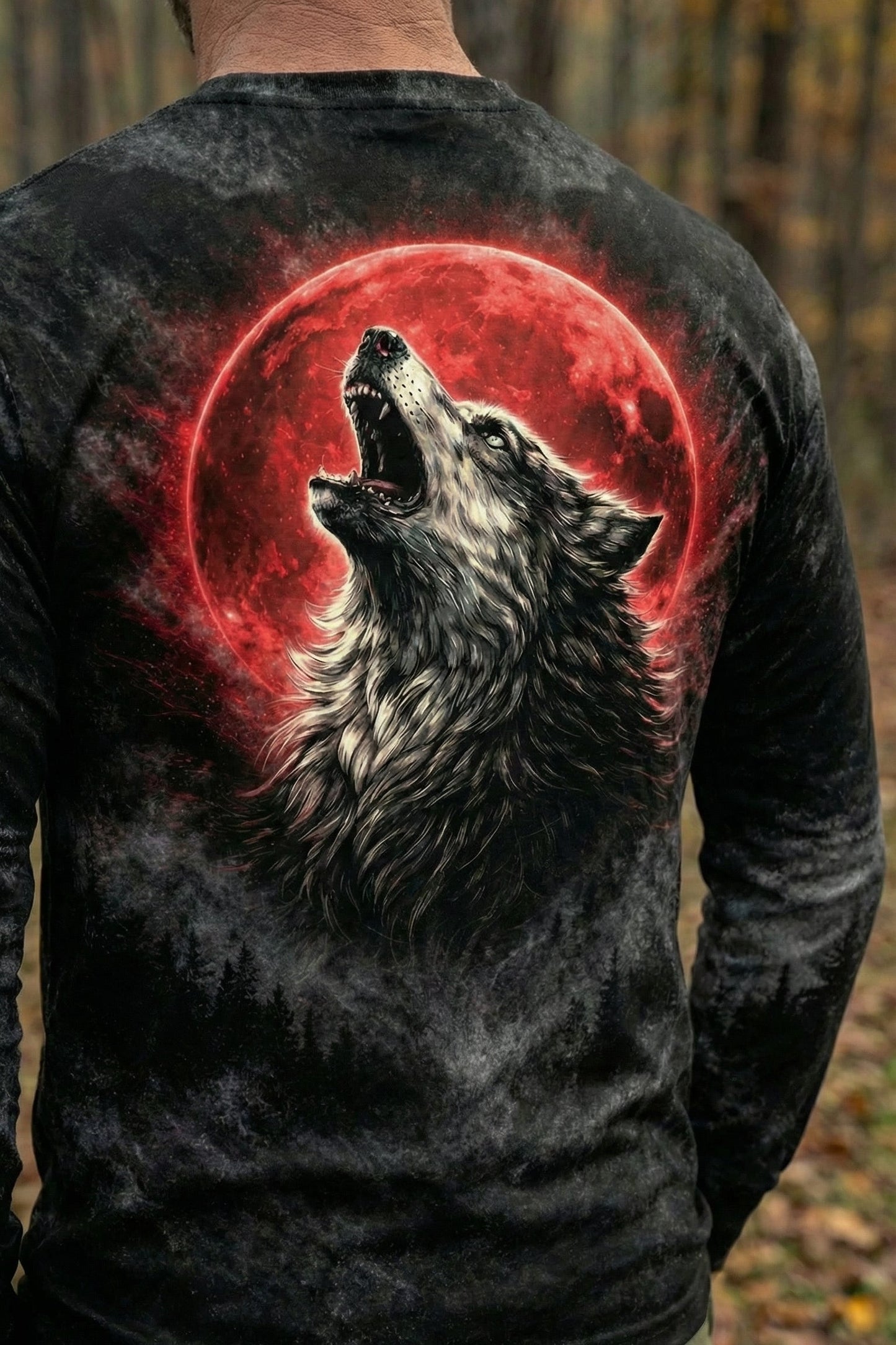 Performance Hunting Long Sleeve - Forest Wolf Moon - FD1F