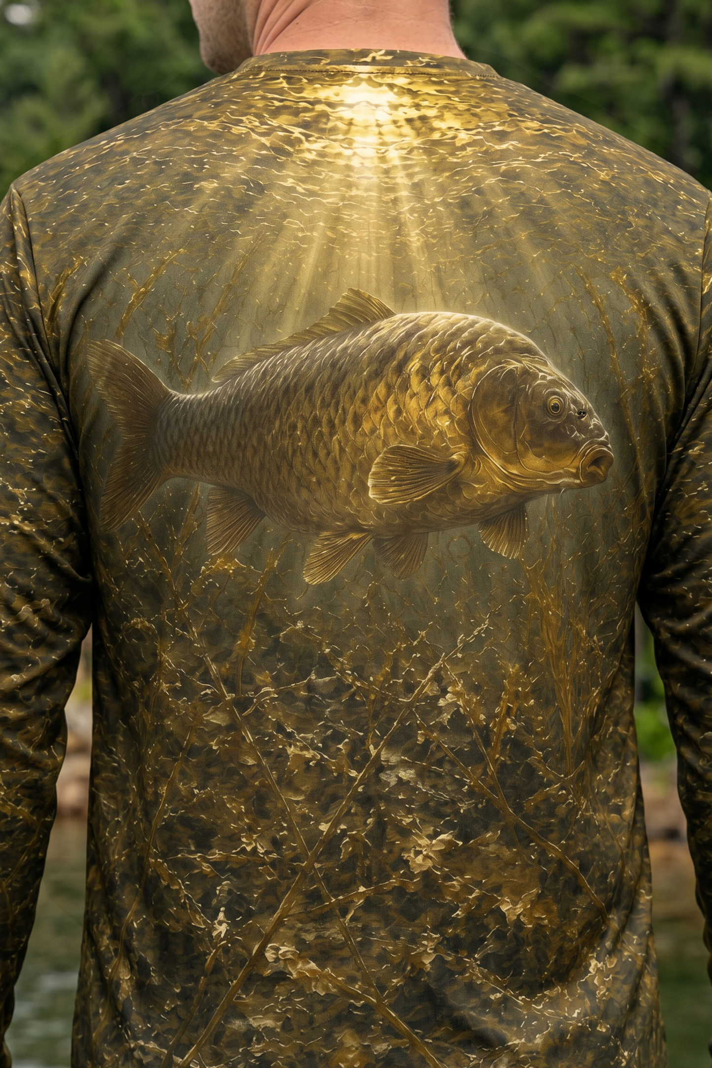 Performance Fishing Long Sleeve - Bottomland Mud Carp - TBT86