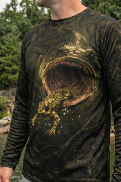 Performance Fishing Long Sleeve - Swamp Bass Predator - TBT56