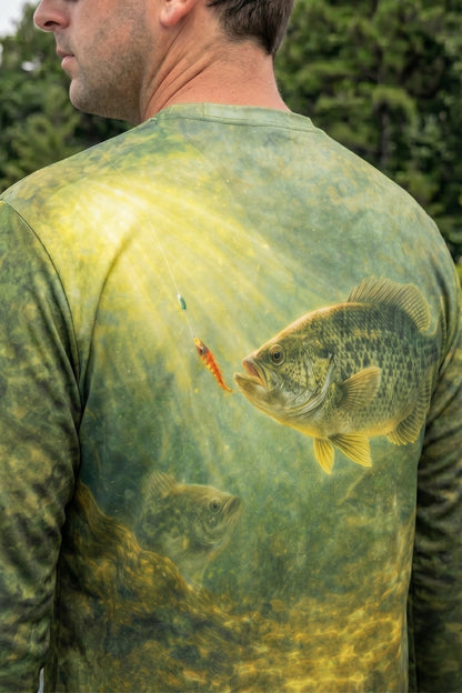 Performance Fishing Long Sleeve - Golden Timber Crappie - TBT49