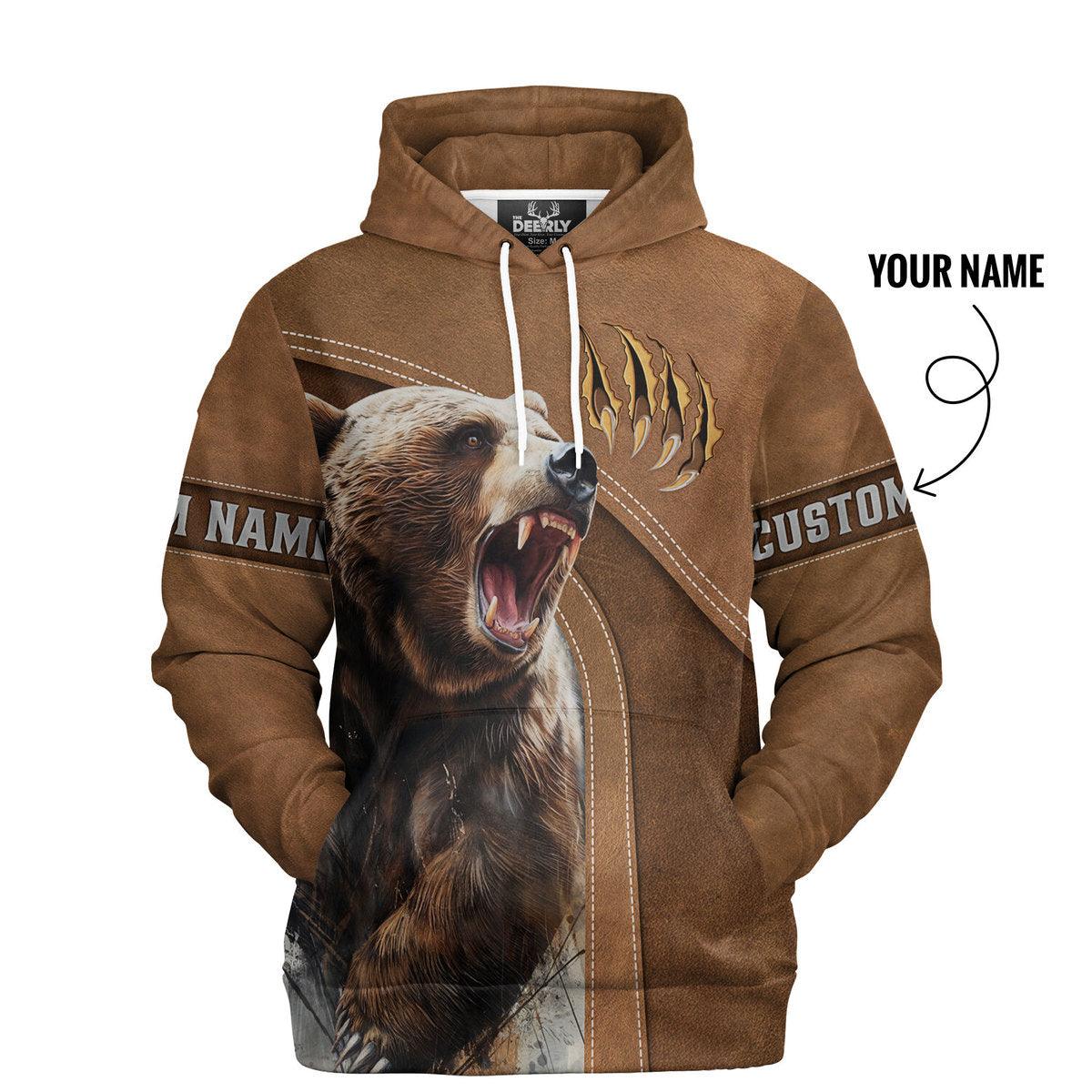 Bear Claw Wilderness Hoodie Personalized - The Deerly