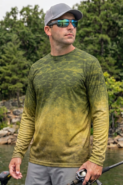 Performance Fishing Long Sleeve - Clay Bottom Bass - TBT54
