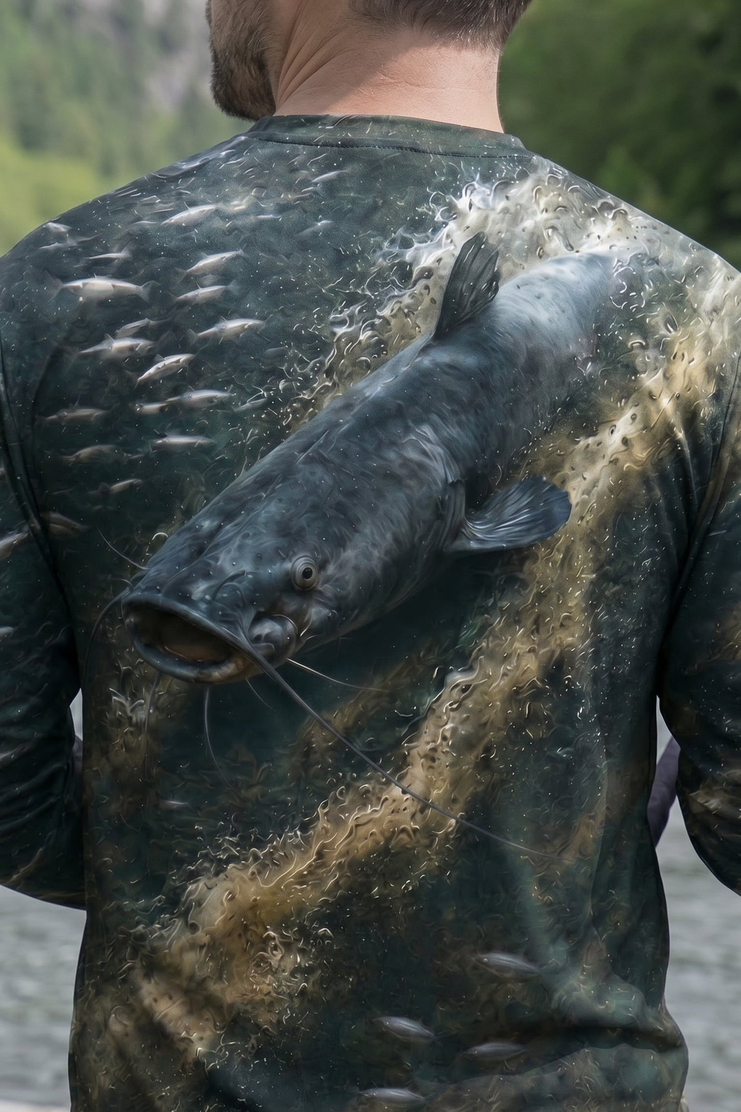 Performance Fishing Long Sleeve - Shad Ball Breaker Blue Catfish - RBC01