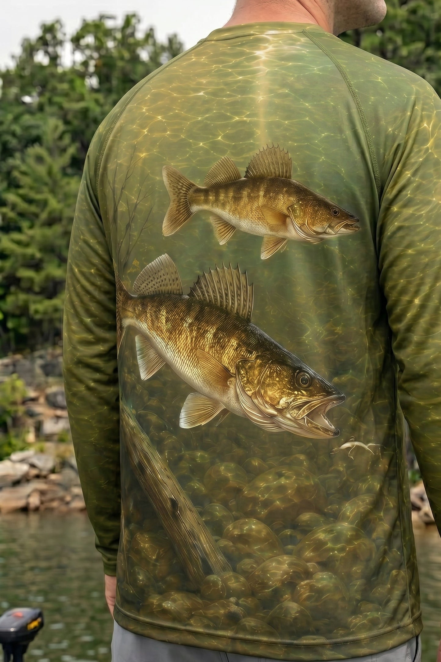 Performance Fishing Long Sleeve - Gravel Walleye Haul - TBT66