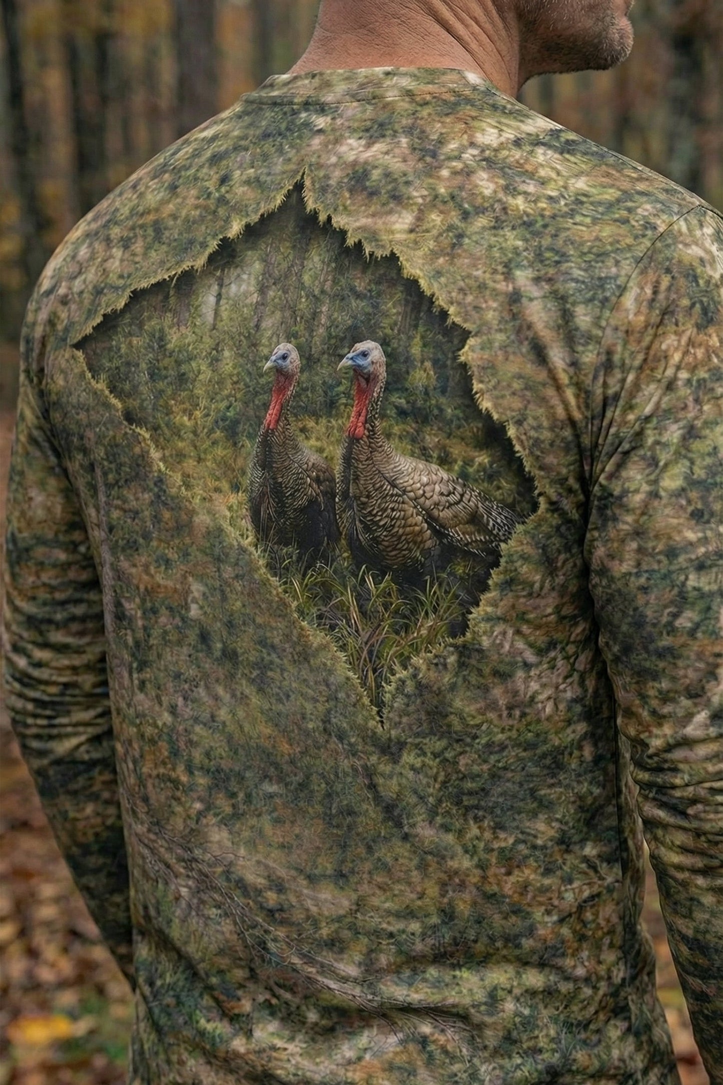 Performance Hunting Long Sleeve - Woodland Turkey - WG1T