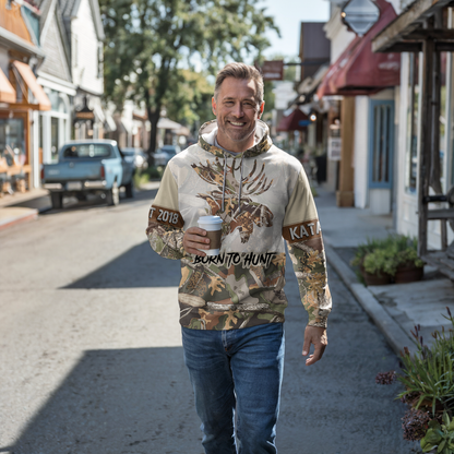 Bull Moose Camo Personalized Hoodie