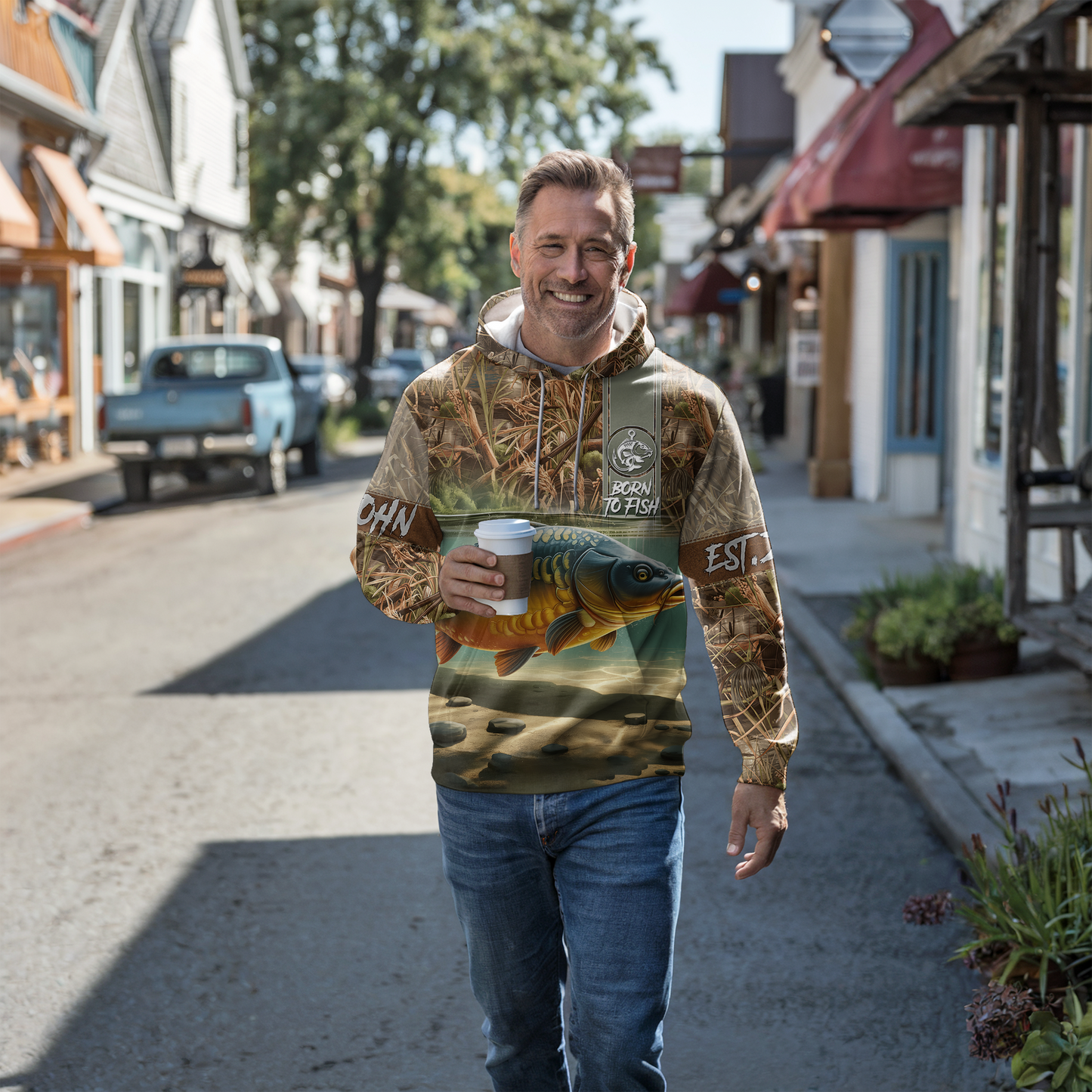 Carp Legend Personalized Hoodie