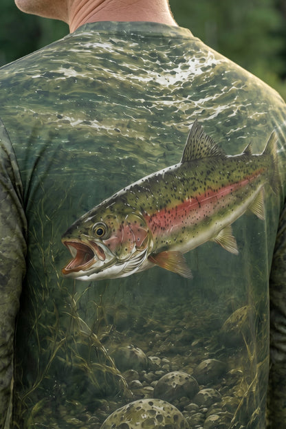 Performance Fishing Long Sleeve - Dragon Moss Rainbow - TBT117
