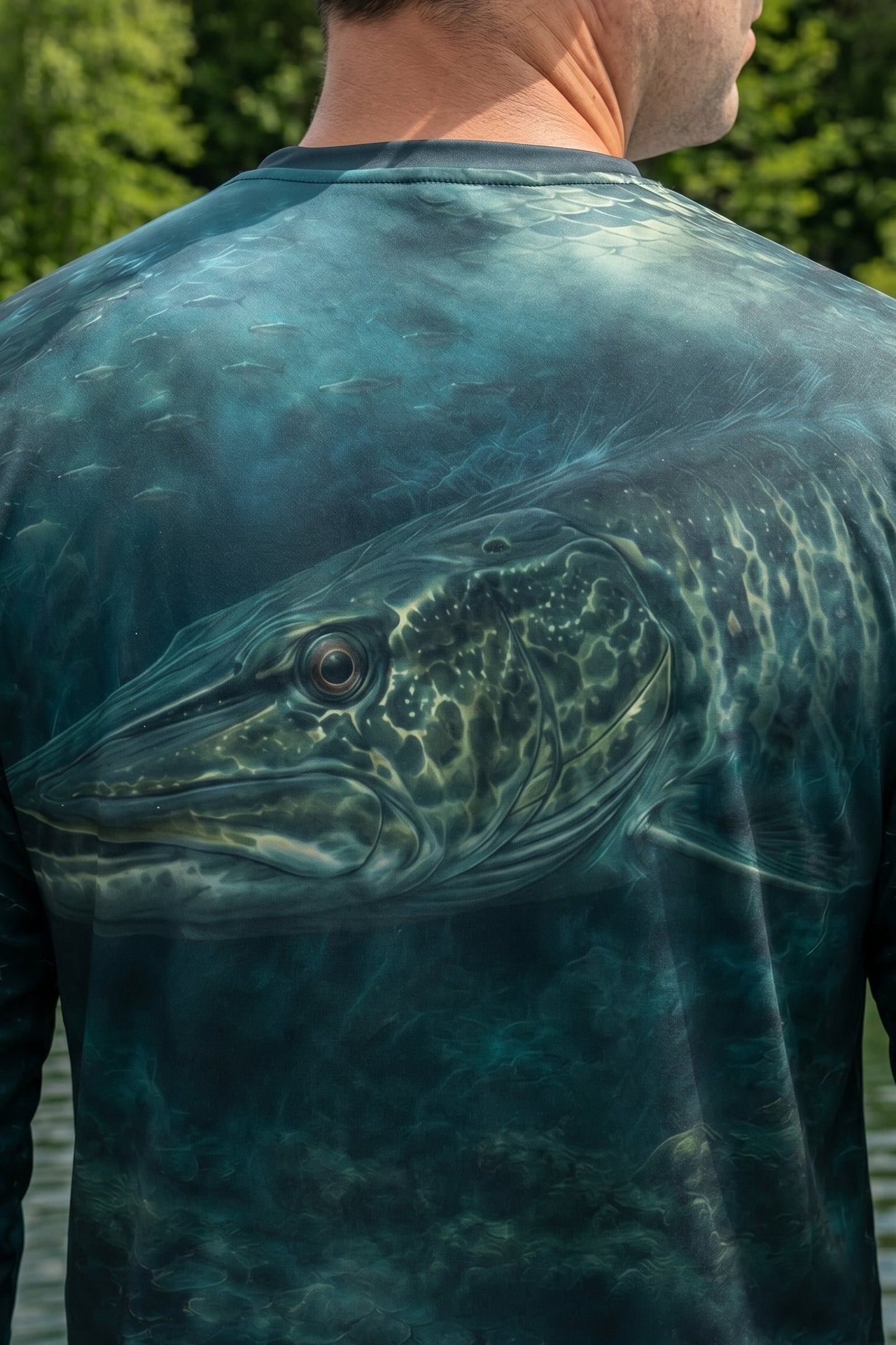 Performance Fishing Long Sleeve - Abyssal Musky Lurker - TBT113