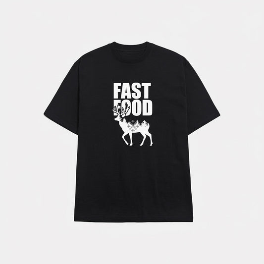 Fast Food Deer Hunting T-Shirt - Funny Gift for Hunters