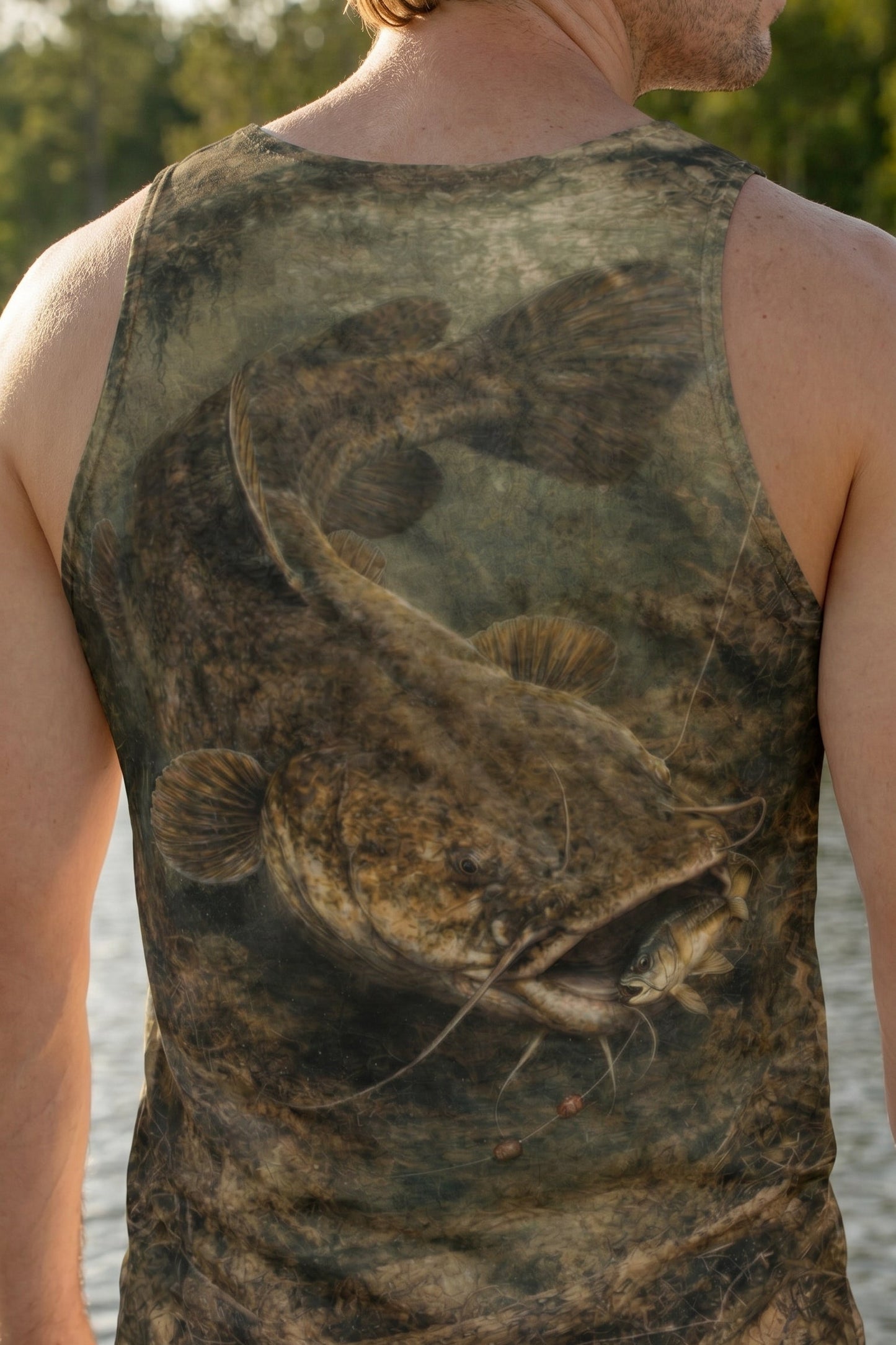 Pro Fishing Tank Top - River Bottom Catfish -  TBT68