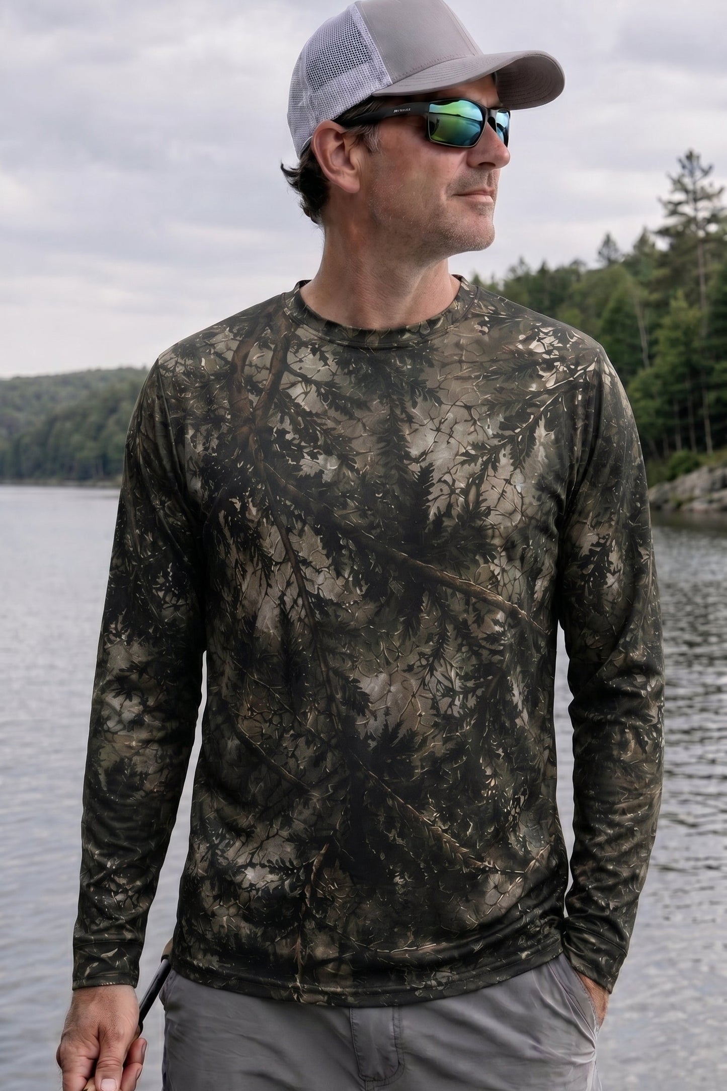 Performance Fishing Long Sleeve - River Trout Timber - TBT105