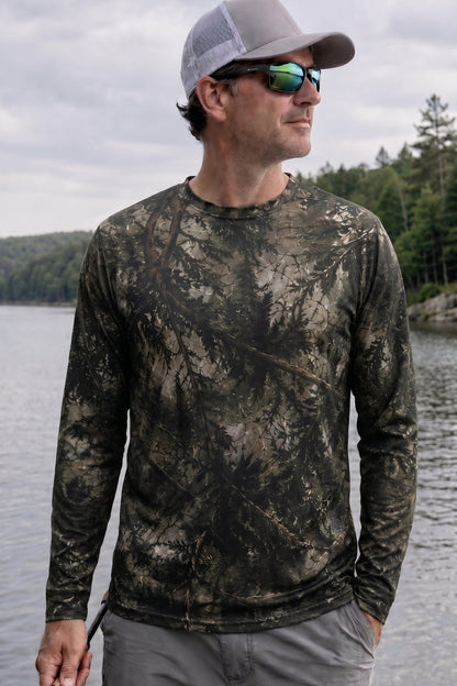 Performance Fishing Long Sleeve - River Trout Timber - TBT105