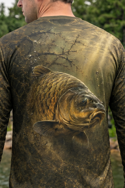 Performance Fishing Long Sleeve - Swamp Mud Carp - TBT89