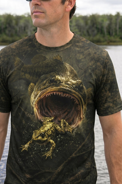 Pro Fishing Short Sleeve - Swamp Bass Predator - AOF15