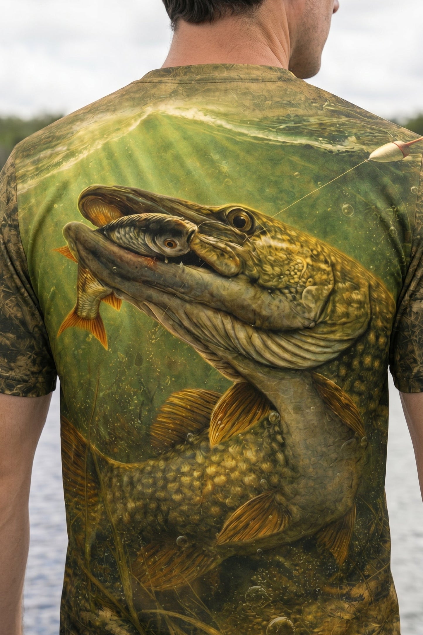 Pro Fishing Short Sleeve - Roughwater Pike Feed - AOF12