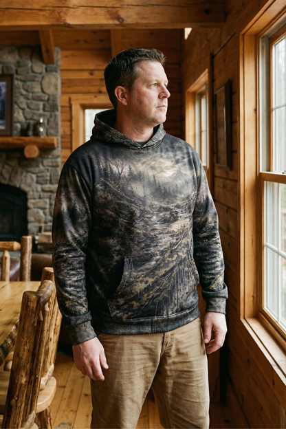 Hunter Fleece Hoodie — Midnight Creek Buck – D8RK