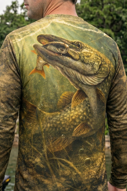 Performance Fishing Long Sleeve - Roughwater Pike Feed - TBT64