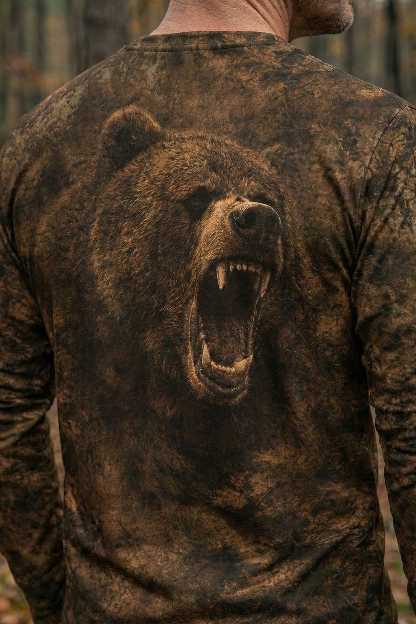 Performance Hunting Long Sleeve - Timber Grizzly Growl - TB1M