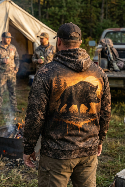 Everyday Hunter Hoodie - Golden Boar Dusk – RV8T