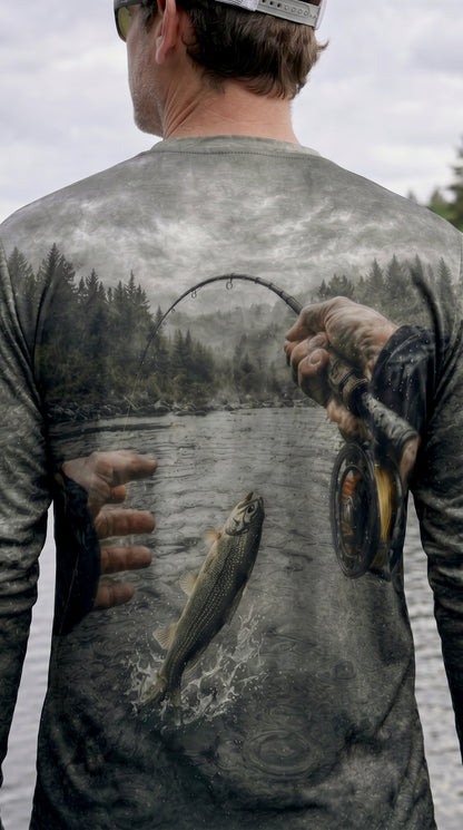 Performance Fishing Long Sleeve - Brook Trout Current Camo - RT17