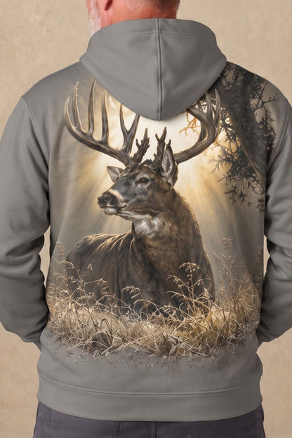 Performance Fleece-Lined Hoodie – Foggy Ridge Whitetail Monarch