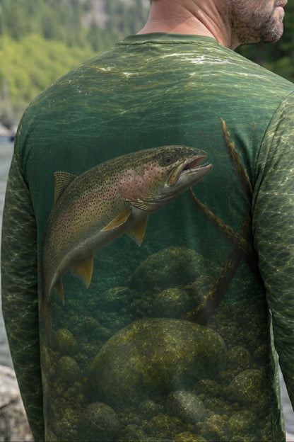 Performance Fishing Long Sleeve - River Rock Rainbow - TBT78