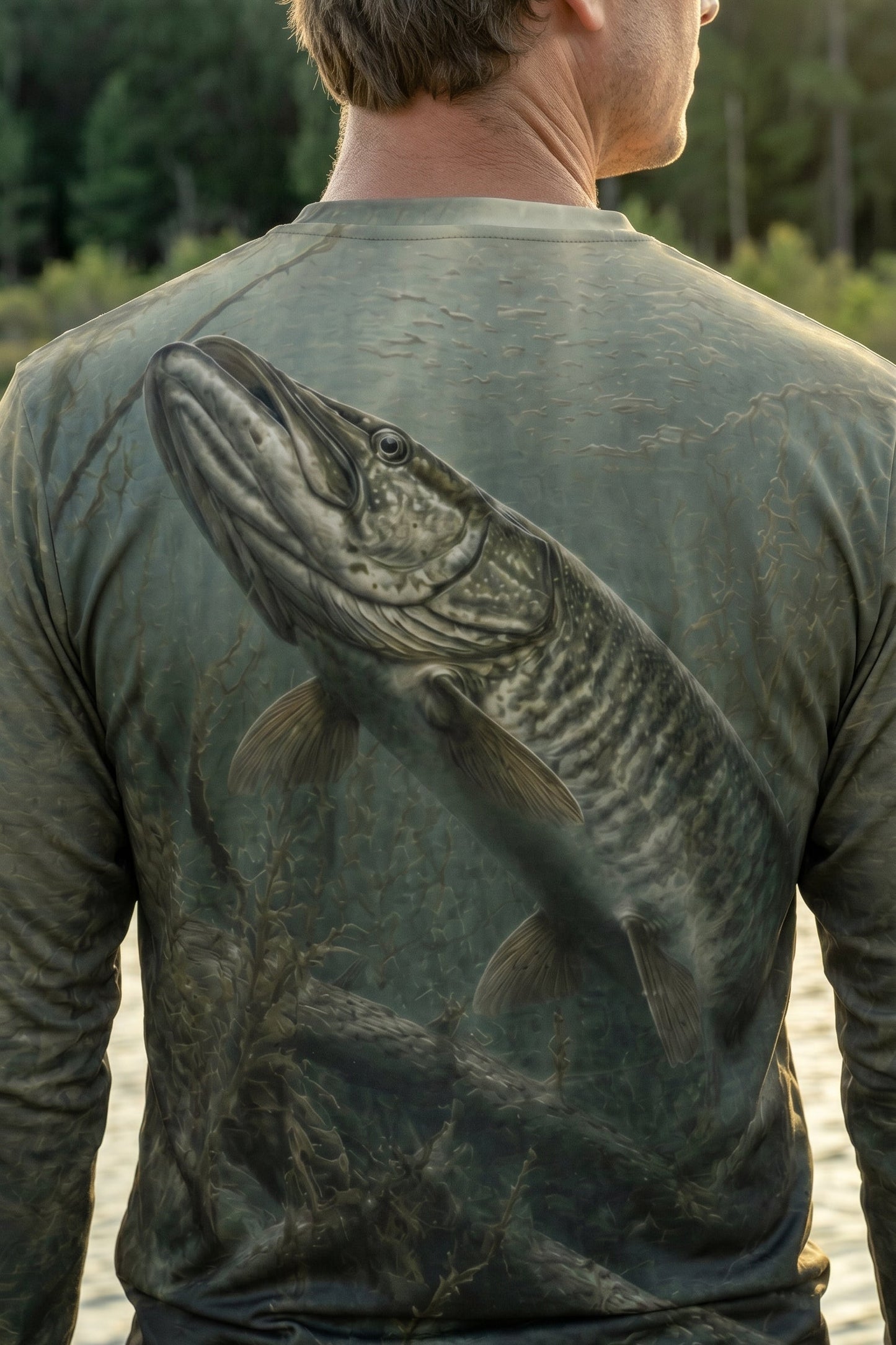 Performance Fishing Long Sleeve - Northern Muskellunge - AOF06