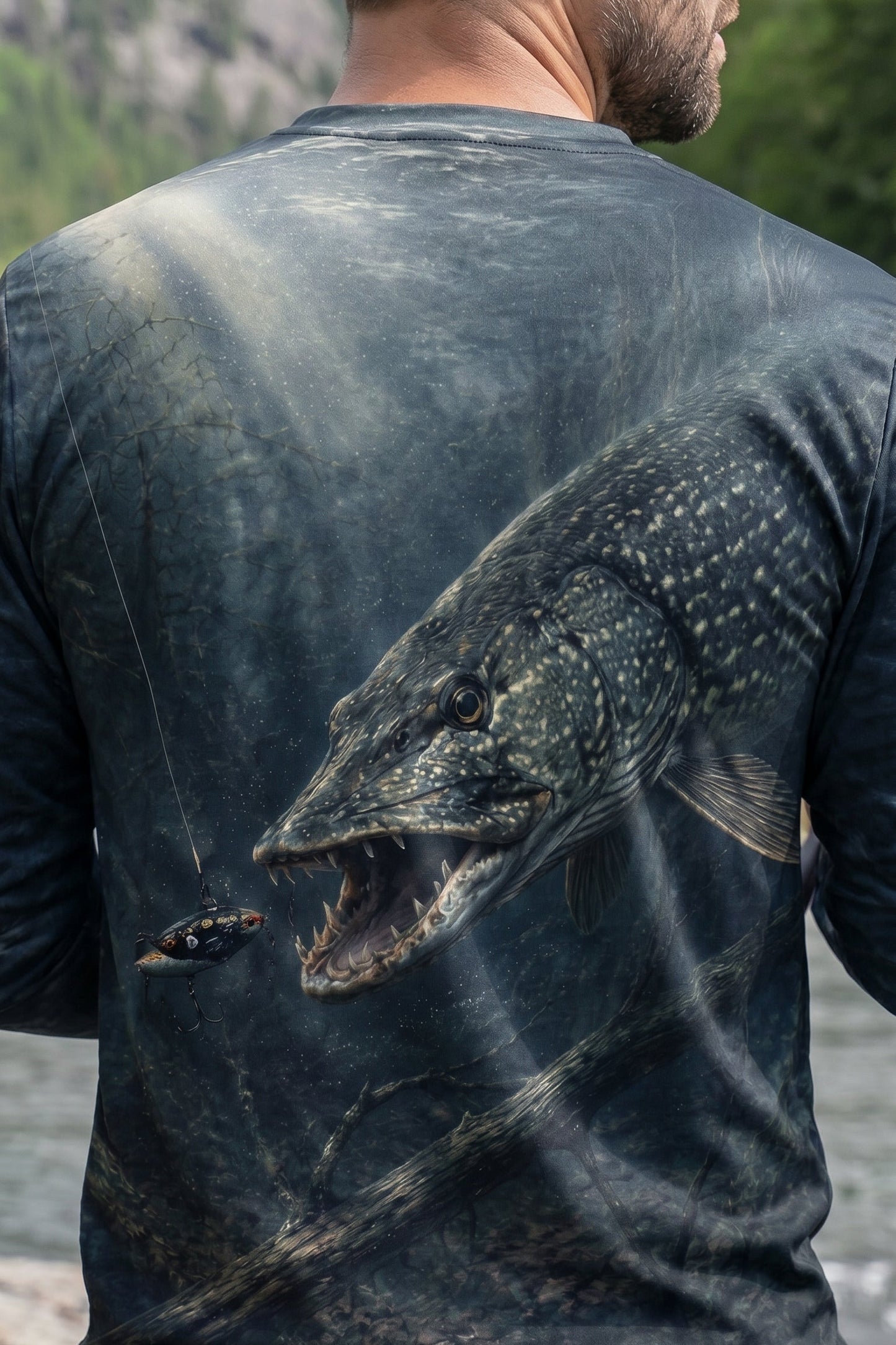 Performance Fishing Long Sleeve - Deep Strike Pike - AOF03