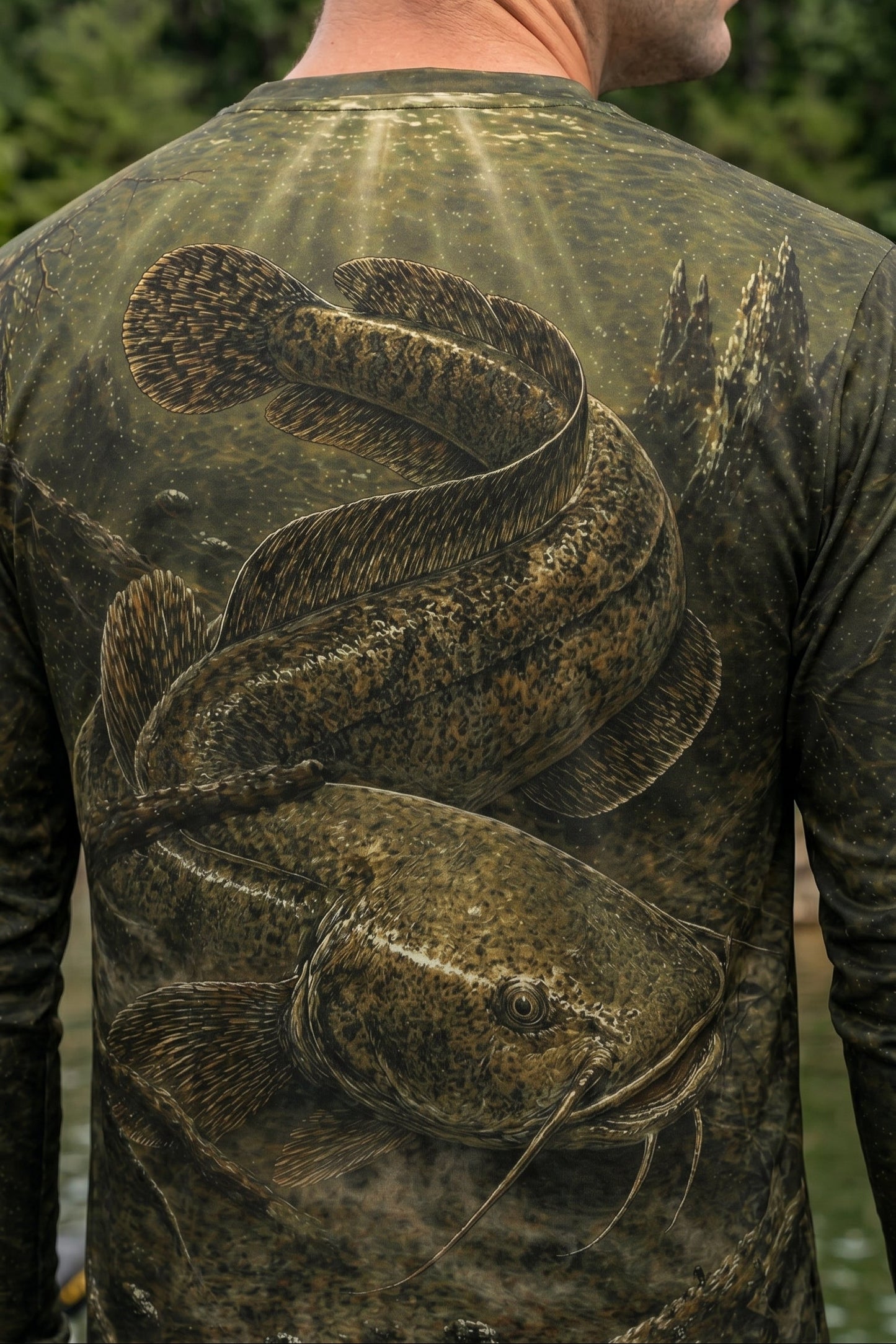 Performance Fishing Long Sleeve - Swamp Mud Catfish - TBT67