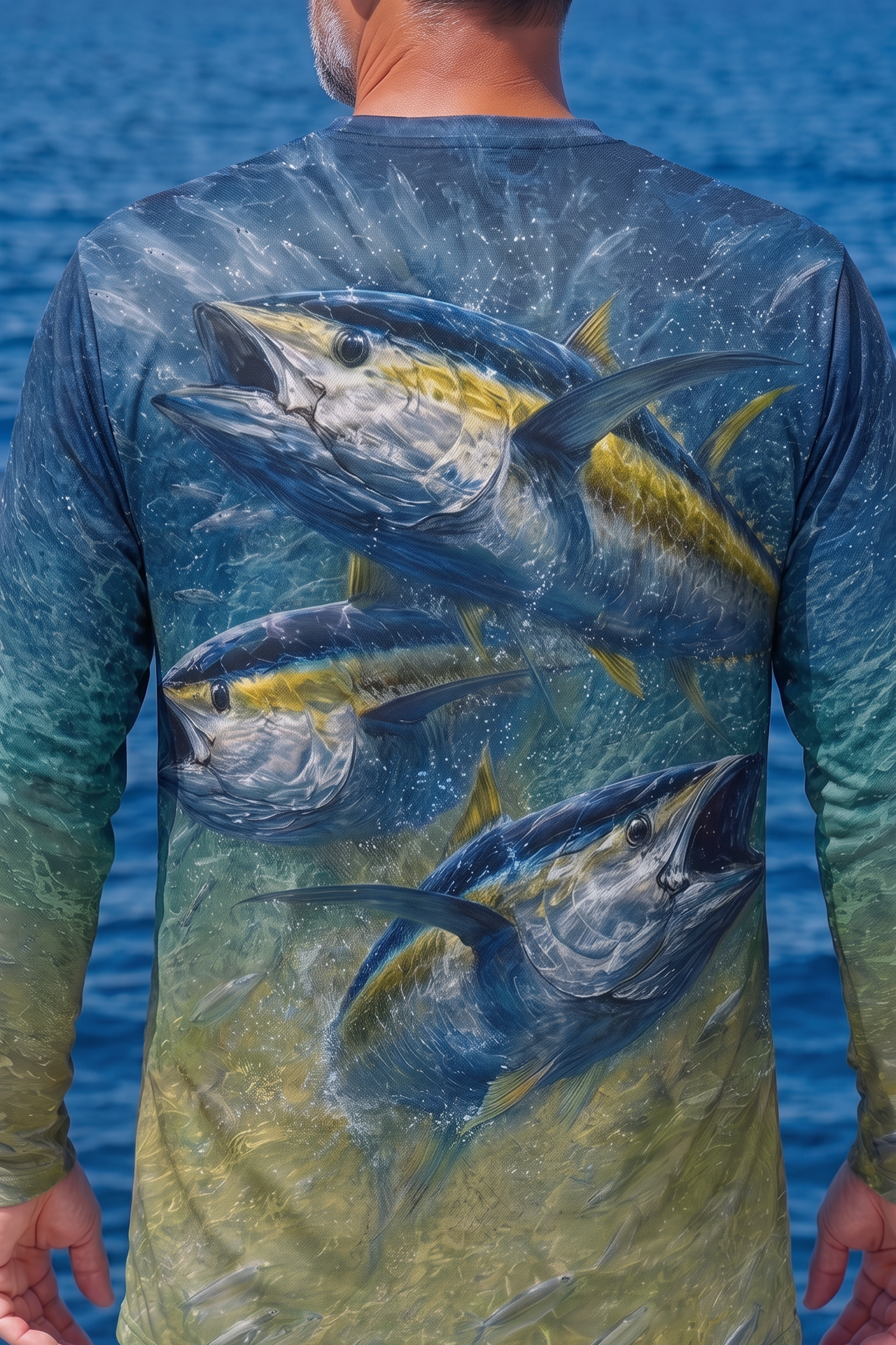 Performance Fishing Long Sleeve - Kelp Forest Yellowfin Tuna - TBT277