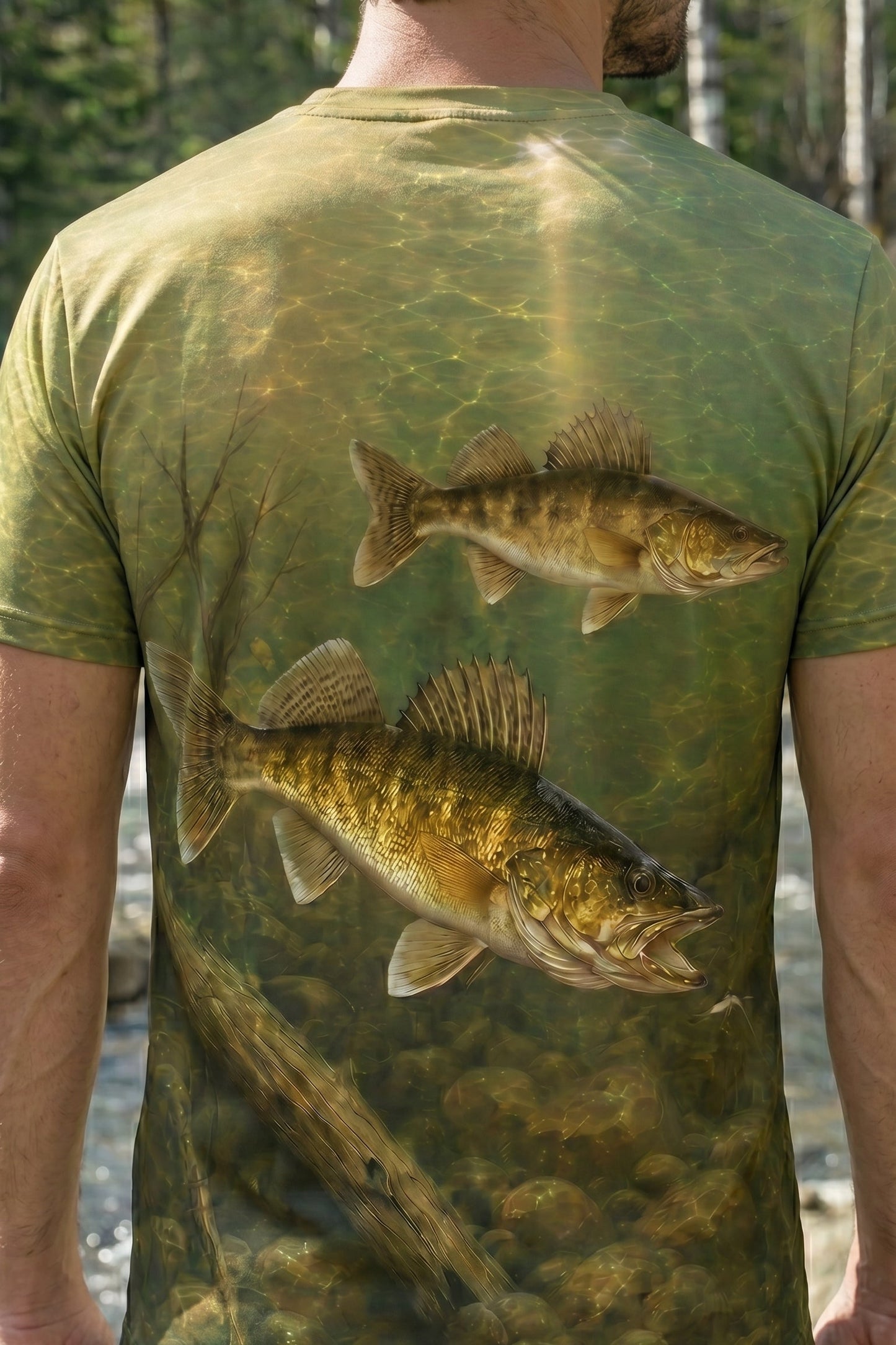 Pro Fishing Short Sleeve - Gravel Walleye Haul - AOF17