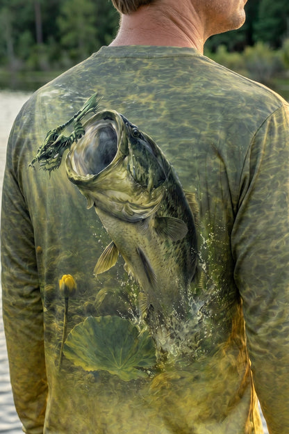 Performance Fishing Long Sleeve - Stillwater Frog Bass - TBT141