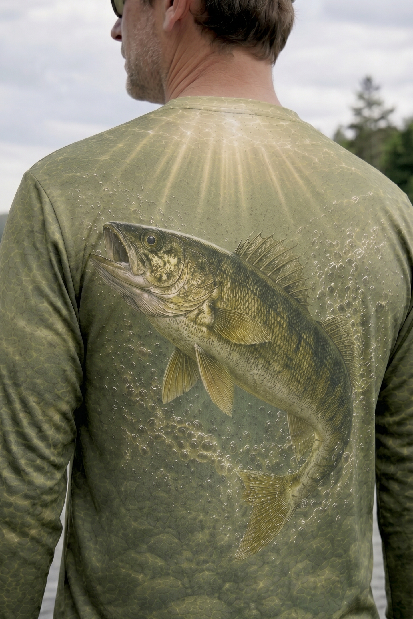 Performance Fishing Long Sleeve - Greenback Walleye - AOF31