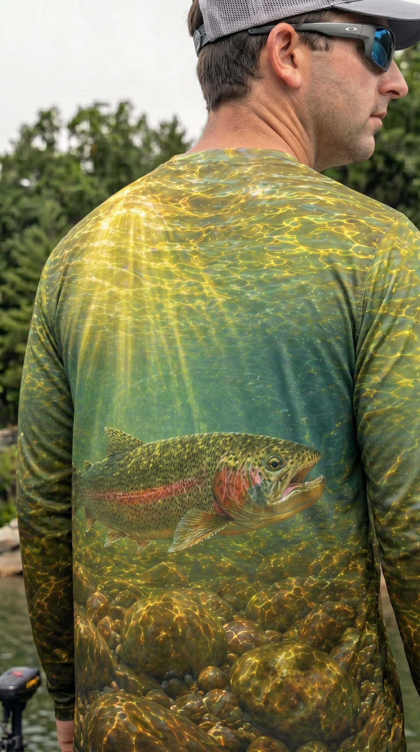 Performance Fishing Long Sleeve - Gravel Run Rainbow - TBT71