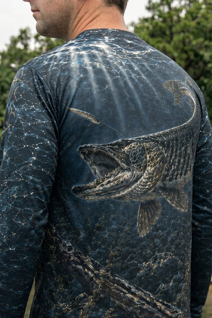 Performance Fishing Long Sleeve - Deep Dusk Muskie - TBT72