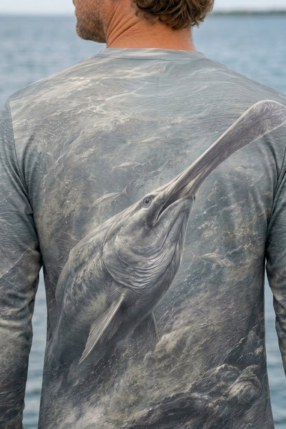 Performance Fishing Long Sleeve - Silver Current Relic - AOF25