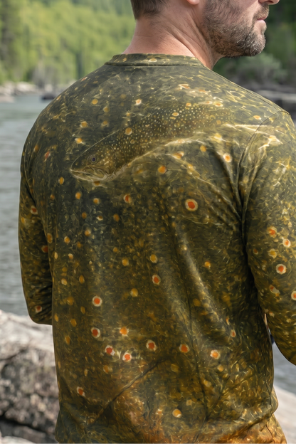 Performance Fishing Long Sleeve - River Brookie Skin - TBT84