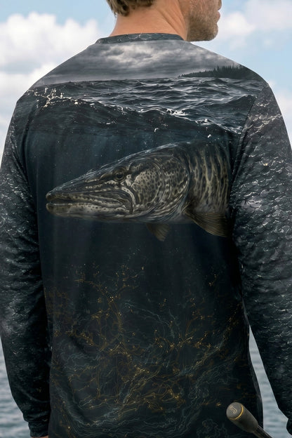 Performance Fishing Long Sleeve - Storm Wave Musky - TBT115